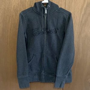 Grey Womens Carhartt zip up hoodie